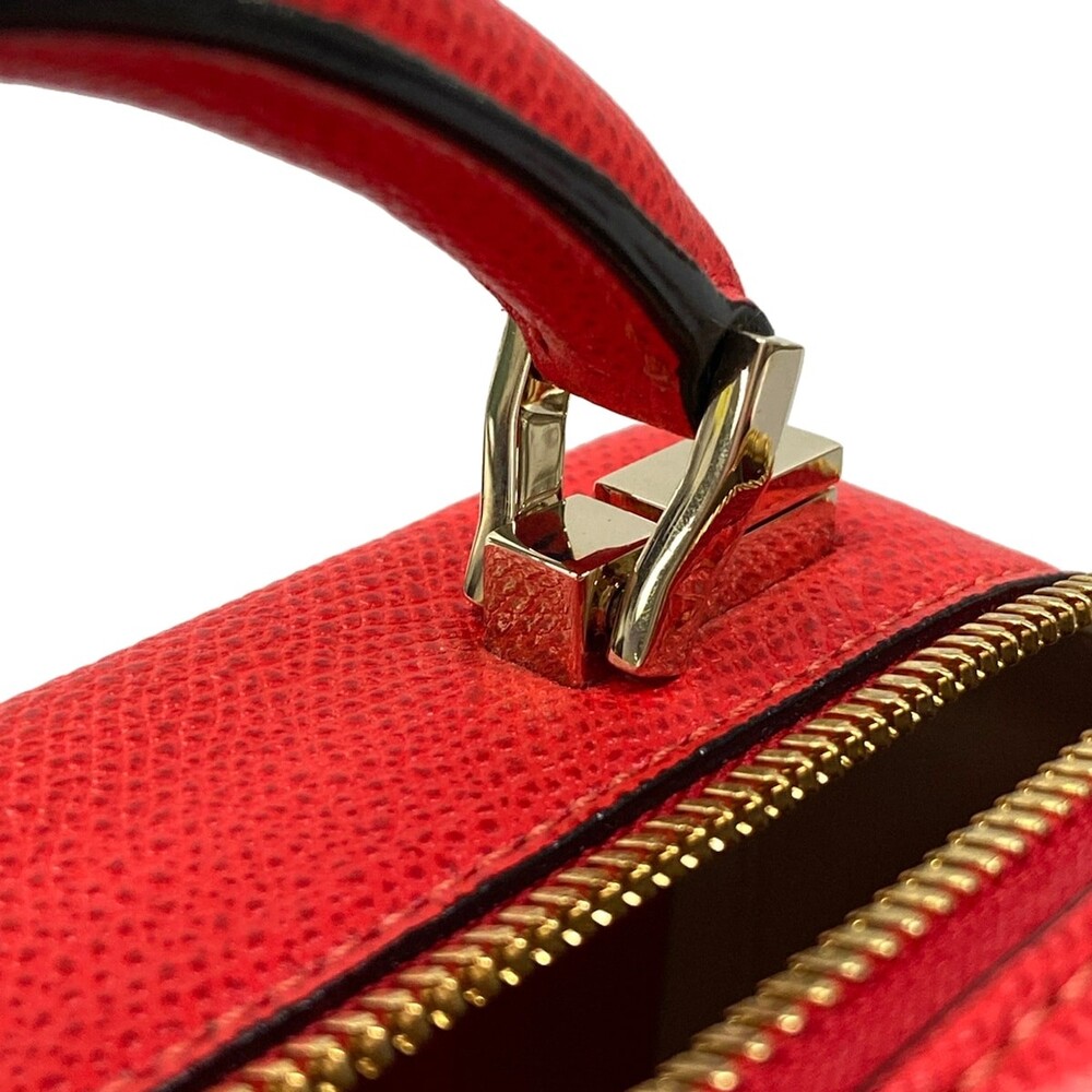 Valextra Serie Esse Mini Red Leather #306818V90B - Picture 11 of 15